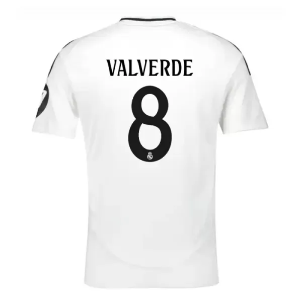 Günstige Real Madrid Valverde 8 Herrentrikot Heim 2024/25 Kurzarm