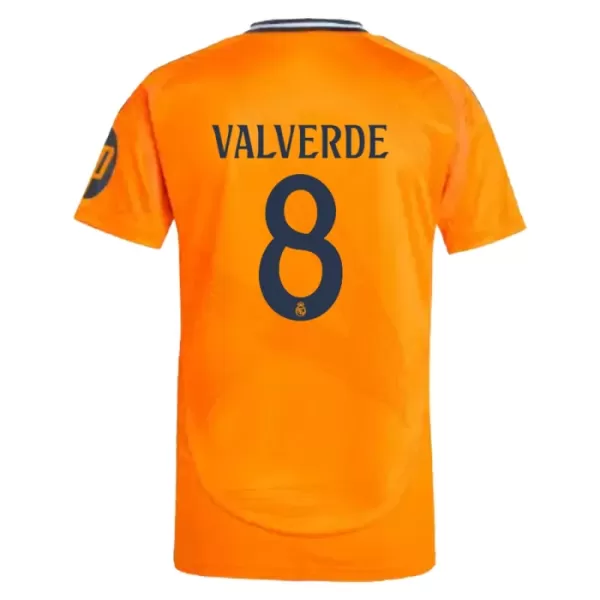 Günstige Real Madrid Valverde 8 Kindertrikot Auswärts 2024/25 Kurzarm