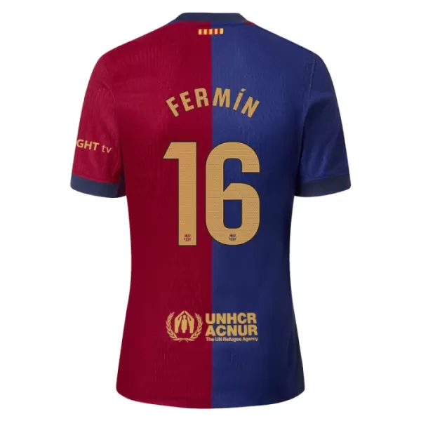 Günstige FC Barcelona Fermin 16 Herrentrikot Heim 2024/25 Kurzarm