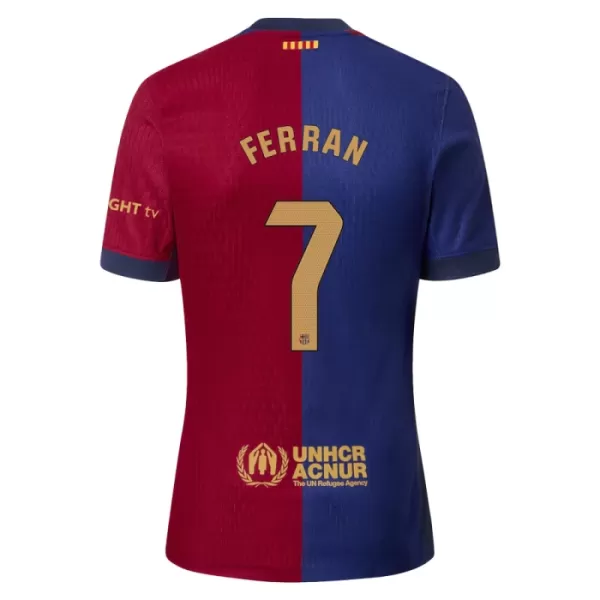 Günstige FC Barcelona Ferran 7 Herrentrikot Heim 2024/25 Kurzarm