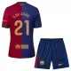 Günstige FC Barcelona Frenkie de Jong 21 Kindertrikot Heim 2024/25 Kurzarm