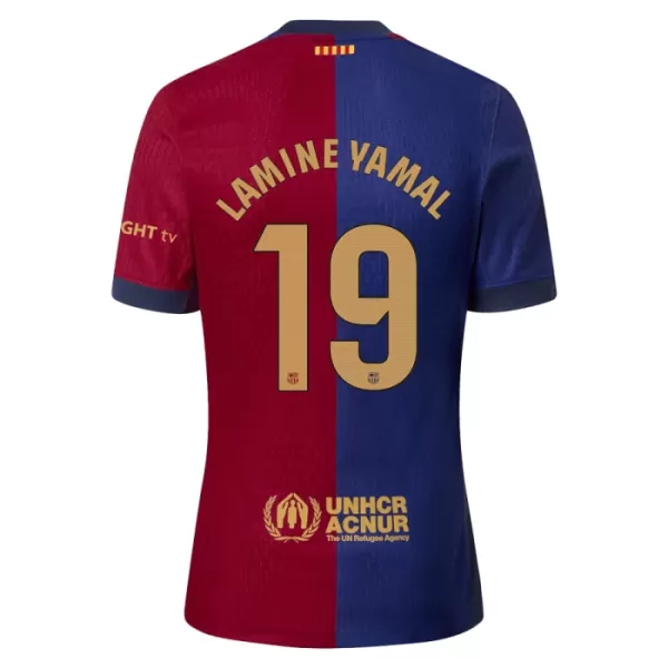 Günstige FC Barcelona Lamine Yamal 19 Herrentrikot Heim 2024/25 Kurzarm