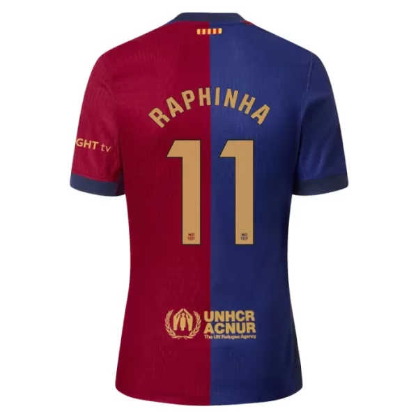 Günstige FC Barcelona Raphinha 11 Herrentrikot Heim 2024/25 Kurzarm