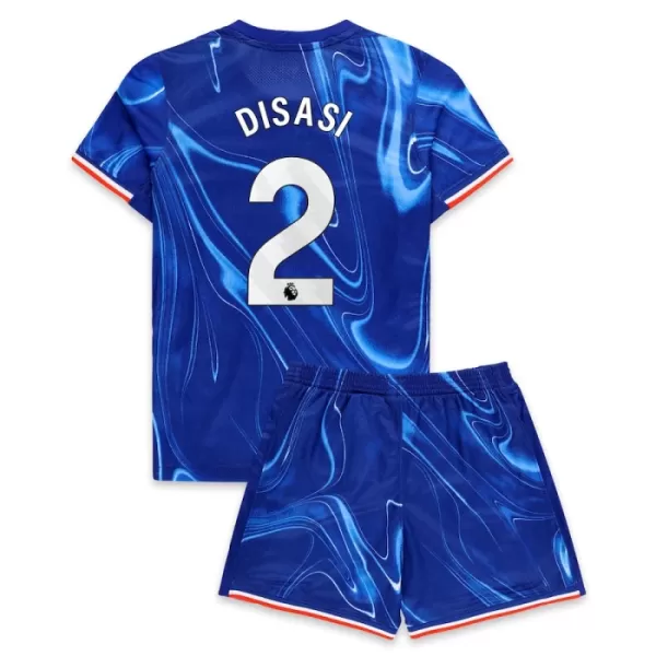 Günstige Chelsea Disasi 2 Kindertrikot Heim 2024/25 Kurzarm