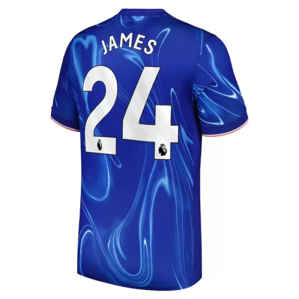 Günstige Chelsea James 24 Herrentrikot Heim 2024/25 Kurzarm