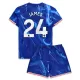 Günstige Chelsea James 24 Kindertrikot Heim 2024/25 Kurzarm