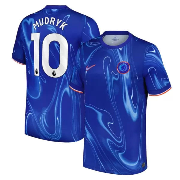 Günstige Chelsea Mudryk 10 Herrentrikot Heim 2024/25 Kurzarm