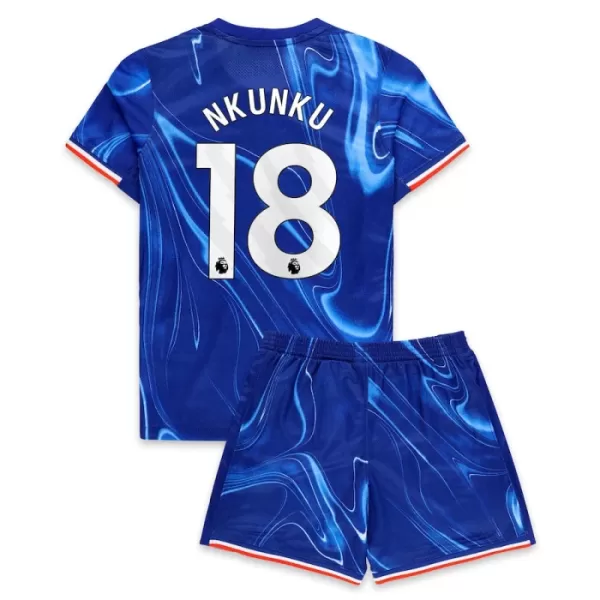 Günstige Chelsea Nkunku 18 Kindertrikot Heim 2024/25 Kurzarm