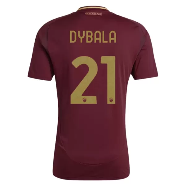 Günstige AS Rom Dybala 21 Herrentrikot Heim 2024/25 Kurzarm