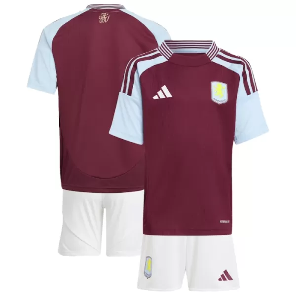 Günstige Aston Villa Kindertrikot Heim 2024/25 Kurzarm