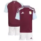 Günstige Aston Villa Kindertrikot Heim 2024/25 Kurzarm