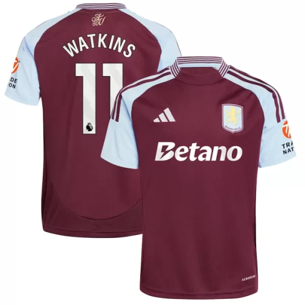 Günstige Aston Villa Watkins 11 Herrentrikot Heim 2024/25 Kurzarm