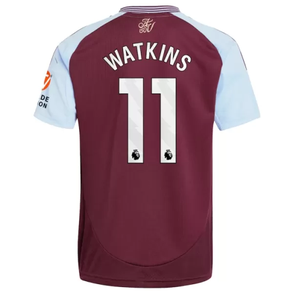 Günstige Aston Villa Watkins 11 Herrentrikot Heim 2024/25 Kurzarm