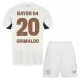 Günstige Bayer 04 Leverkusen Alejandro Grimaldo 20 Kindertrikot Auswärts 2024/25 Kurzarm