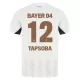 Günstige Bayer 04 Leverkusen Edmond Tapsoba 12 Herrentrikot Auswärts 2024/25 Kurzarm