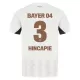 Günstige Bayer 04 Leverkusen Piero Hincapie 3 Herrentrikot Auswärts 2024/25 Kurzarm