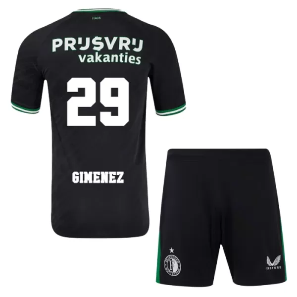 Günstige Feyenoord Gimenez 29 Kindertrikot Auswärts 2024/25 Kurzarm