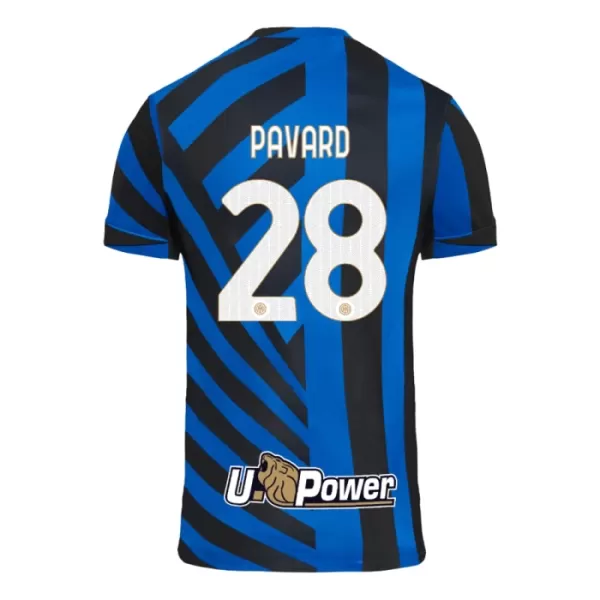 Günstige Inter Mailand Pavard 28 Herrentrikot Heim 2024/25 Kurzarm