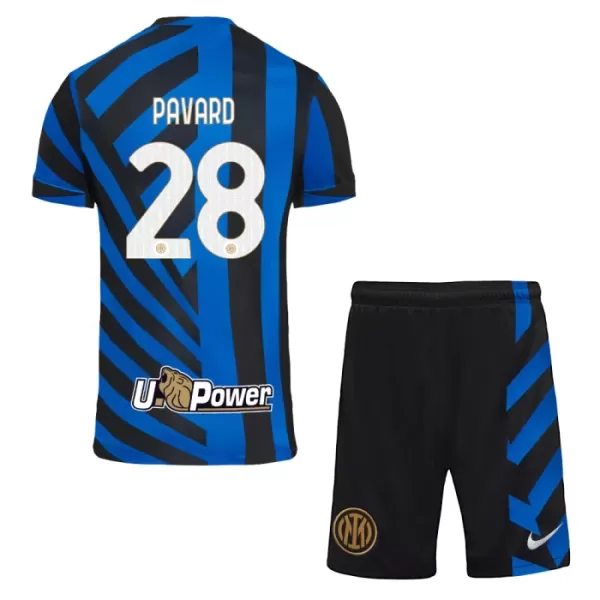 Günstige Inter Mailand Pavard 28 Kindertrikot Heim 2024/25 Kurzarm