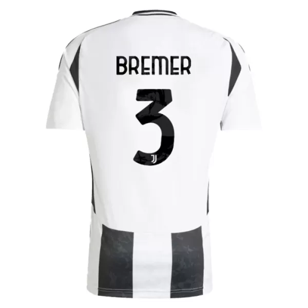 Günstige Juventus Turin Bremer 3 Herrentrikot Heim 2024/25 Kurzarm