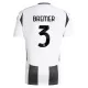 Günstige Juventus Turin Bremer 3 Herrentrikot Heim 2024/25 Kurzarm