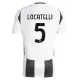 Günstige Juventus Turin Locatelli 5 Kindertrikot Heim 2024/25 Kurzarm