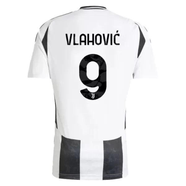 Günstige Juventus Turin Vlahovic 9 Herrentrikot Heim 2024/25 Kurzarm