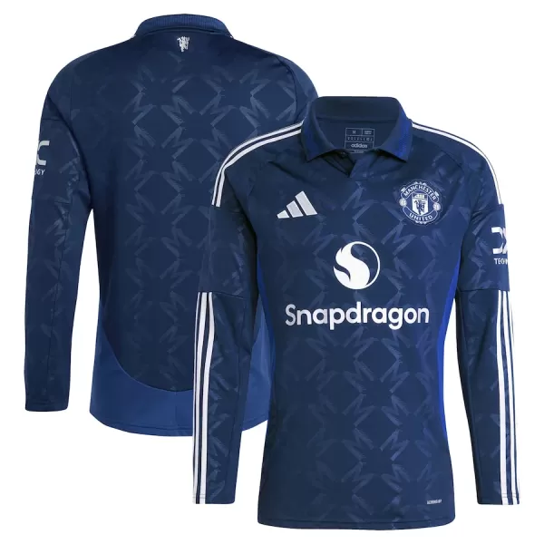 Günstige Manchester United Herrentrikot Auswärts 2024/25 Langarm