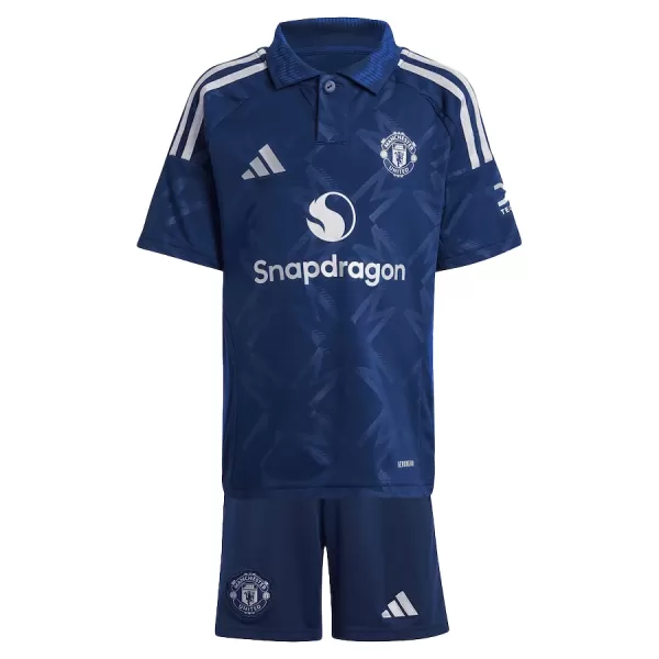 Günstige Manchester United Kindertrikot Auswärts 2024/25 Kurzarm