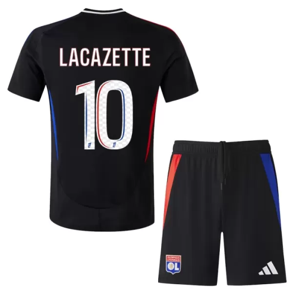 Günstige Olympique Lyon Alexandre Lacazette 10 Kindertrikot Auswärts 2024/25 Kurzarm