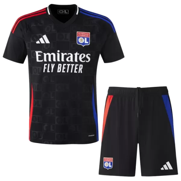 Günstige Olympique Lyon Kindertrikot Auswärts 2024/25 Kurzarm