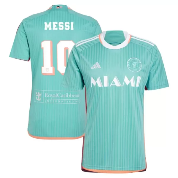 Günstige Inter Miami CF Messi 10 Herrentrikot Ausweich 2024/25 Kurzarm