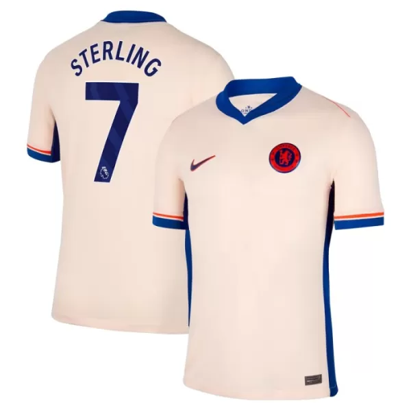 Günstige Chelsea Sterling 7 Herrentrikot Auswärts 2024/25 Kurzarm