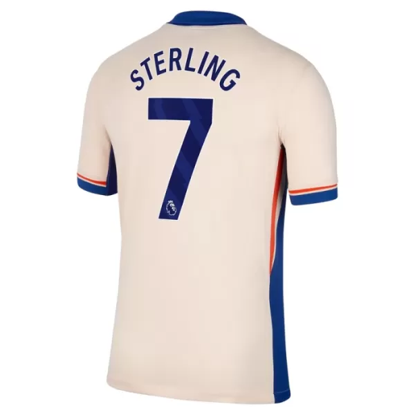 Günstige Chelsea Sterling 7 Herrentrikot Auswärts 2024/25 Kurzarm