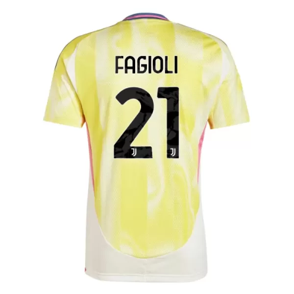 Günstige Juventus Turin Fagioli 21 Herrentrikot Auswärts 2024/25 Kurzarm