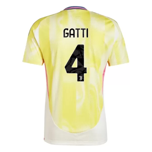 Günstige Juventus Turin Gatti 4 Herrentrikot Auswärts 2024/25 Kurzarm