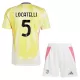 Günstige Juventus Turin Locatelli 5 Kindertrikot Auswärts 2024/25 Kurzarm