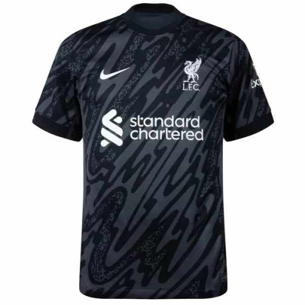 Günstige Liverpool A. Becker 1 Torwart Herrentrikot 2024/25 Kurzarm Schwarze