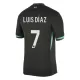 Günstige Liverpool Luis Diaz 7 Herrentrikot Auswärts 2024/25 Kurzarm