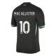 Günstige Liverpool Mac Allister 10 Herrentrikot Auswärts 2024/25 Kurzarm