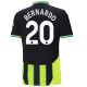 Günstige Manchester City Bernardo 20 Herrentrikot Auswärts 2024/25 Kurzarm