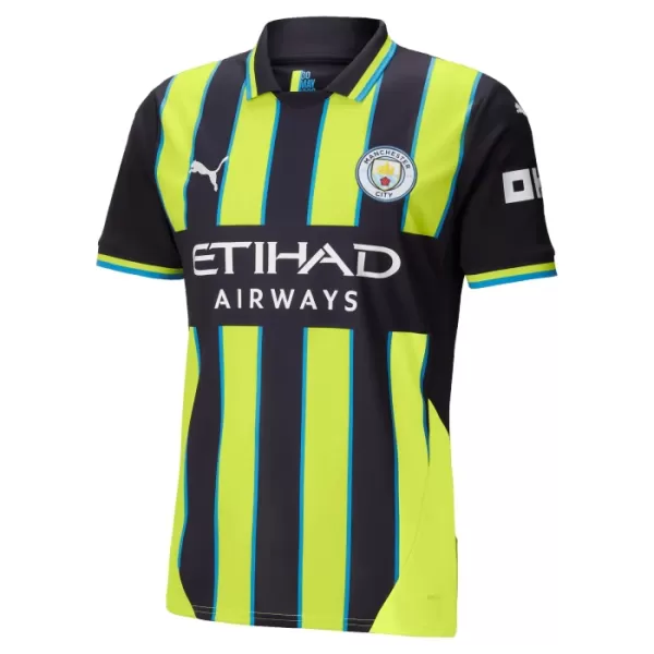 Günstige Manchester City De Bruyne 17 Kindertrikot Auswärts 2024/25 Kurzarm