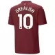 Günstige Manchester City Grealish 10 Herrentrikot Ausweich 2024/25 Kurzarm