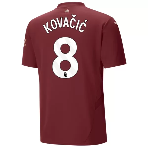 Günstige Manchester City Kovacic 8 Herrentrikot Ausweich 2024/25 Kurzarm