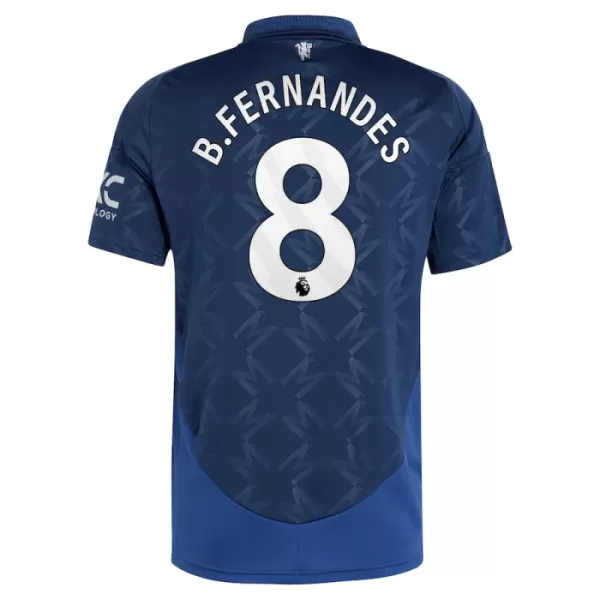 Günstige Manchester United Bruno Fernandes 8 Herrentrikot Auswärts 2024/25 Kurzarm