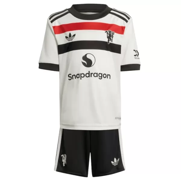 Günstige Manchester United Kindertrikot Ausweich 2024/25 Kurzarm