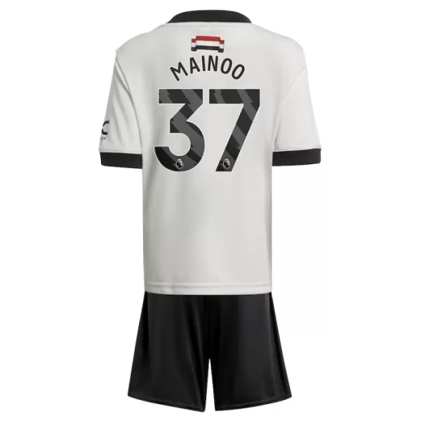 Günstige Manchester United Mainoo 37 Kindertrikot Ausweich 2024/25 Kurzarm