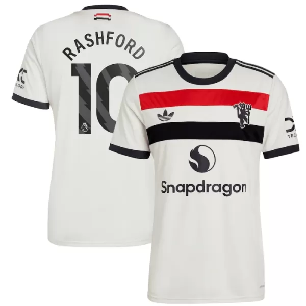 Günstige Manchester United Rashford 10 Herrentrikot Ausweich 2024/25 Kurzarm