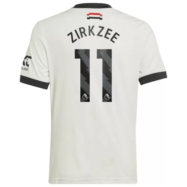 Günstige Manchester United Zirkzee 11 Herrentrikot Ausweich 2024/25 Kurzarm