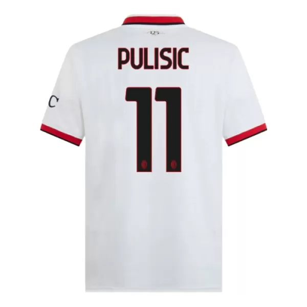 Günstige AC Mailand Pulisic 11 Herrentrikot Auswärts 2024/25 Kurzarm